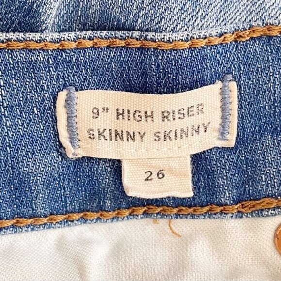 Madewell 9" High-Riser Skinny Jeans in Sadie Wash style E9705  size 26 - Picture 8 of 10